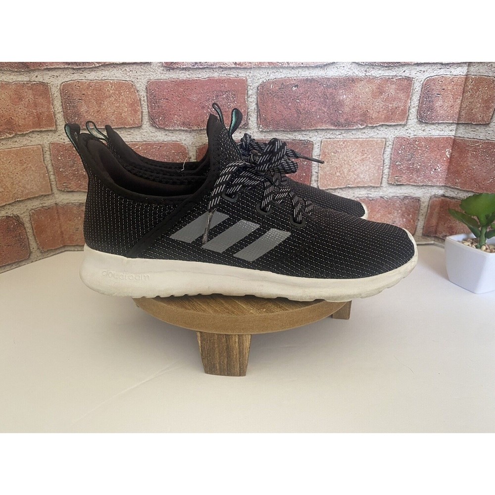 Adidas Cloudfoam Running Shoes Womens Size 6.5  Black Athletic Workout Jogging